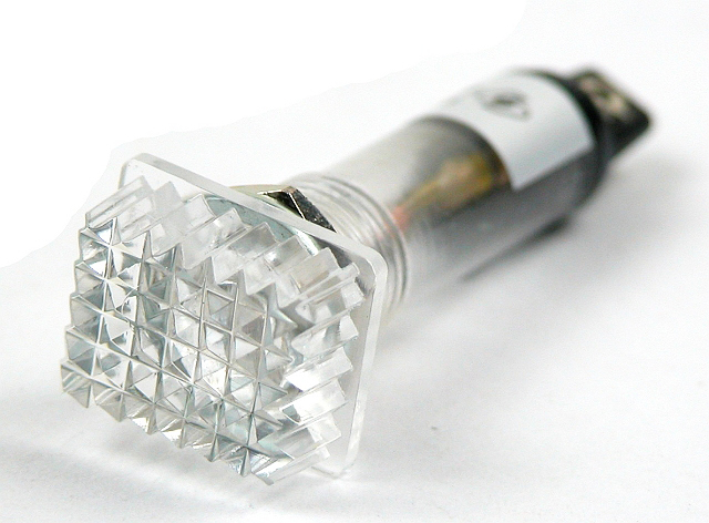 Neon indicatorlight 12x16mm 230V - white