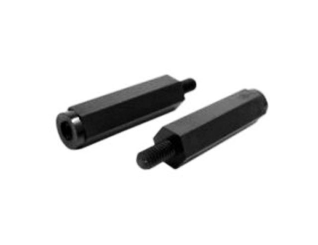 Polyamide afstandbus M4 inw/uitw, lengte 45mm