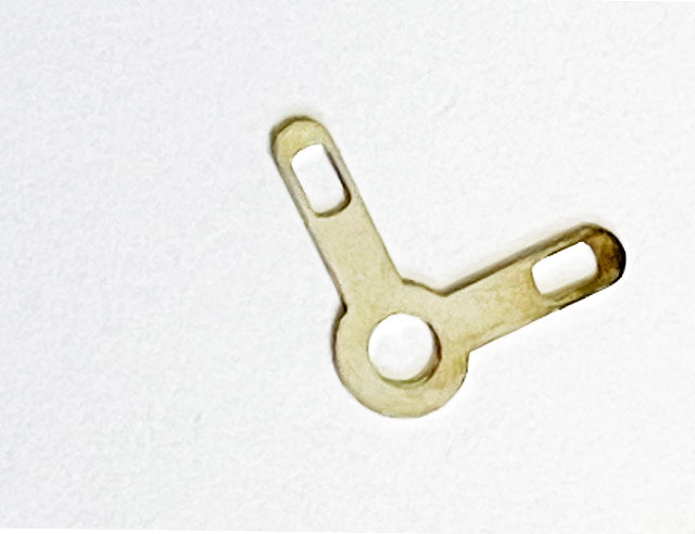 Solder lug M3 twofold -silvered