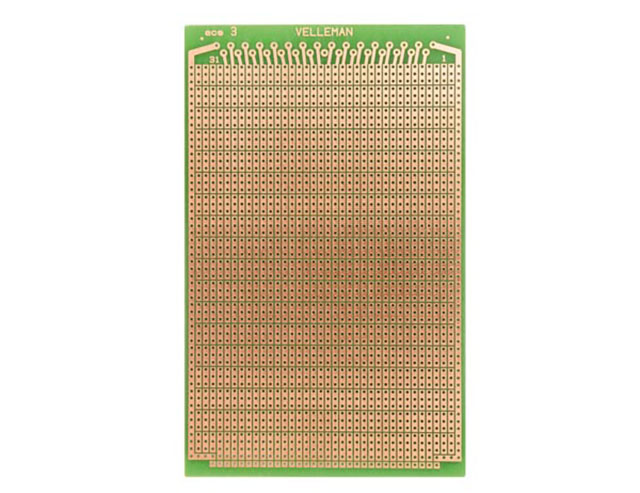 Eurocard 100x160mm 3hole island