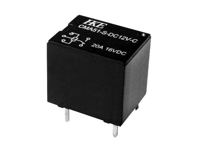 Printrelais SPDT 12VDC 20Amp