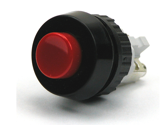 Pushbutton switch  0,7A / 250Vac  - rood