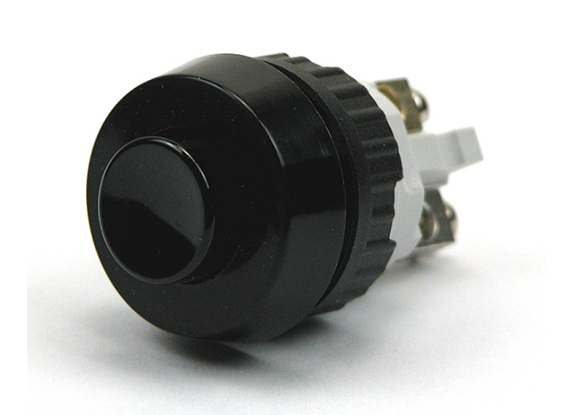 Pushbutton switch 0,7A / 250Vac - black
