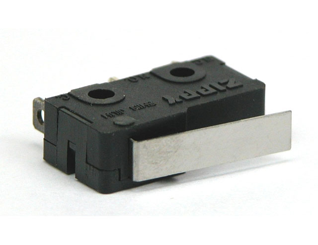 Microswitch 6A/250Vac met 17,5mm hefboom