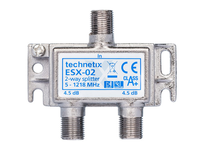 Distribution Block with Dual F-connector for CATV signals