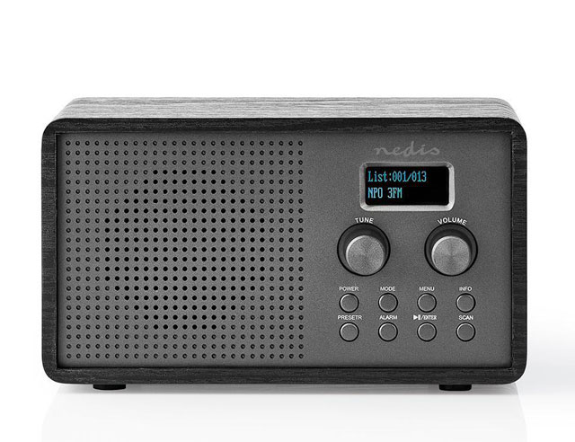 Tabletop DAB+ / FM radio with 20 preset stations