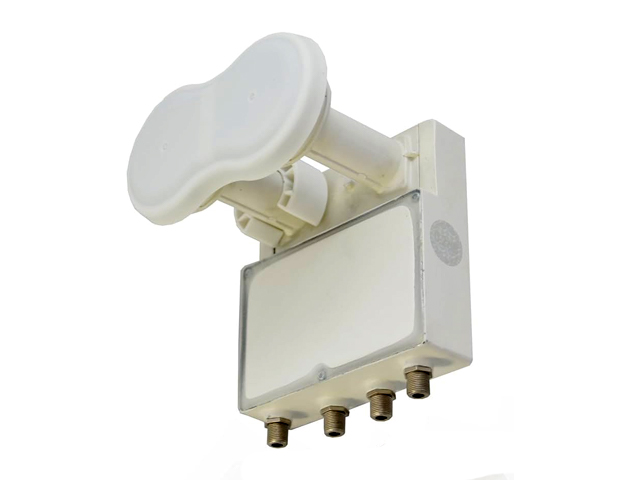 LNB voor de ontvangst van Astra 1 + Astra 3  (4 out) tbv 78/88cm