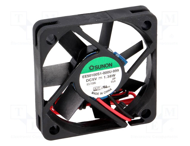 Fan 50x50x10mm 5Vdc 22,09³ / h 30dBA - plain bearing Sunon
