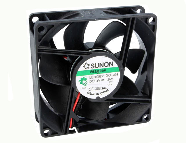 Fan 80x80x25mm 24Vdc 31m³/h 26dBA sleevebearing Sunon