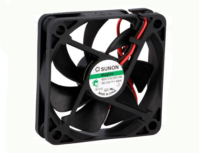Fan 60x60x15mm 12Vdc 31dBA 34,5m³/uur -vapobearing