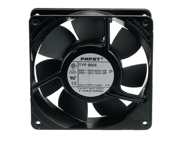 Ventilator 119x119x25mm 230Vac 37dbA 117m³/hr Papst