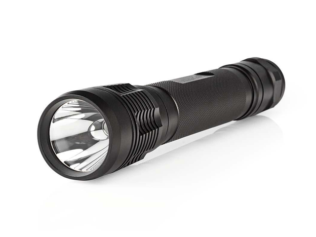 Zaklamp 10W met een lichtbereik van 250mtr batterij gevoed